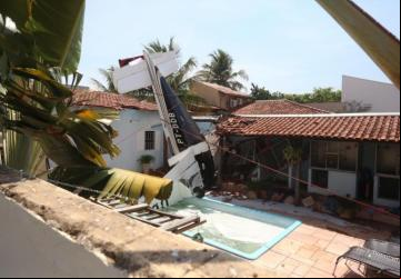Queda de avião sobre casa deixa três mortos em Rio Preto - Foto: Divulgação 