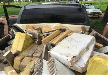 Veículo carregado de droga é apreendido em Iturama/MG - Foto: Divulgação 