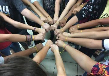 Alunos durante as atividades de prevenção ao suicídio - Foto: Regina Célia