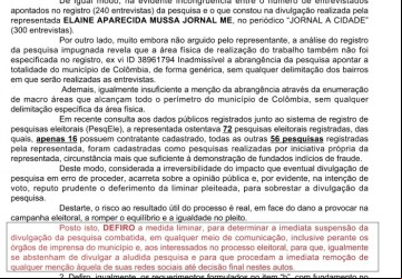 A determinação deverá ser atendida no prazo de dois dias - Foto: 