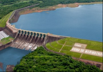Reservatório da Hidrelétrica de Marimbondo possui 21,73% de volume útil - Foto: Furnas