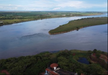 Rio Grande permanece com baixo volume de água, mesmo com chuvas - Foto: Izaias Lima/PortalNC 