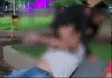 Vídeo com ato obsceno na Praça da Matriz viraliza na Internet - Foto: Redes Sociais