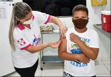 Prefeitura começa a vacinar crianças de 5 a 11 anos contra a Covid-19 - Foto: Júlio Tuliano 