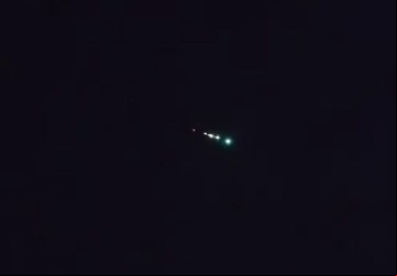 : Meteoro é visto por moradores de Planura e Colômbia - Foto: Portal NC.