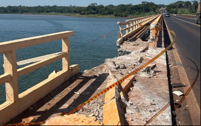 Tráfego na ponte entre Colômbia e Planura será controlado por sistema pare e siga a partir desta quarta-feira (9)